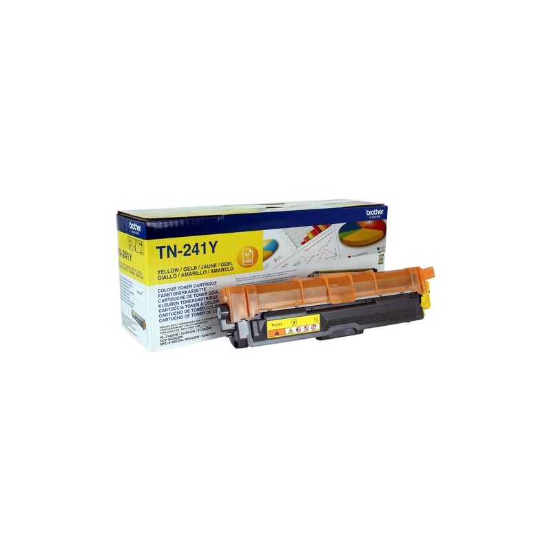 Brother TN-241Y Cartouche de toner 1 pièce(s) Original Jaune