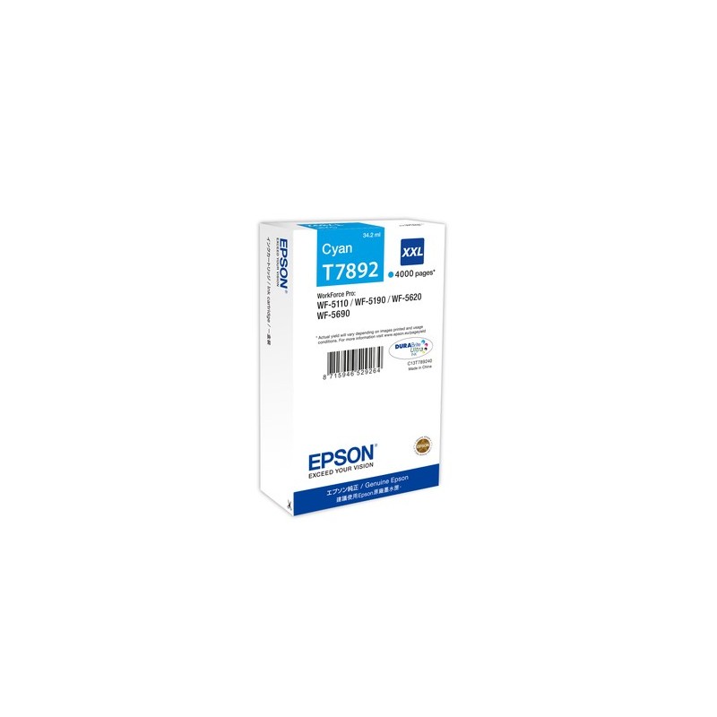 Epson Encre Cyan XXL (4 000 p)