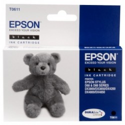 Epson Teddybear T061 Black Ink Cartridge Original Noir