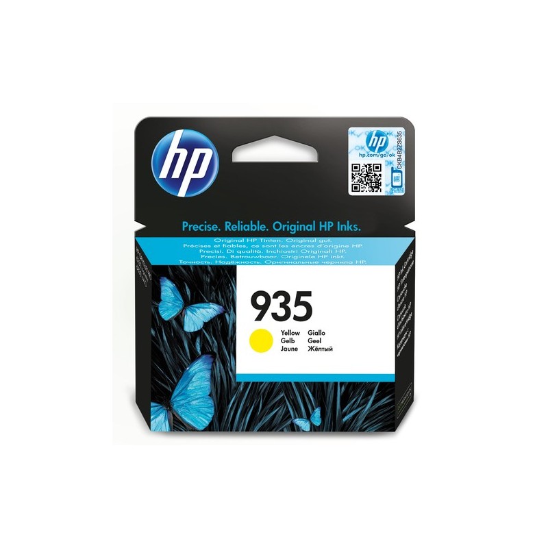 HP 935 1 pièce(s) Original Rendement standard Jaune