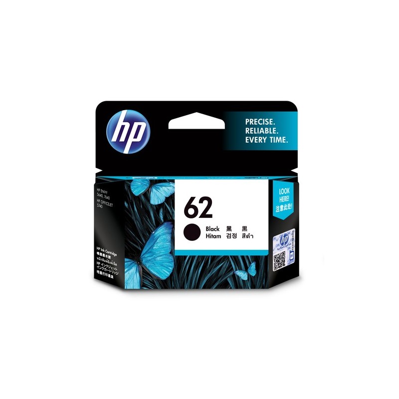HP 62 Original Rendement standard Noir
