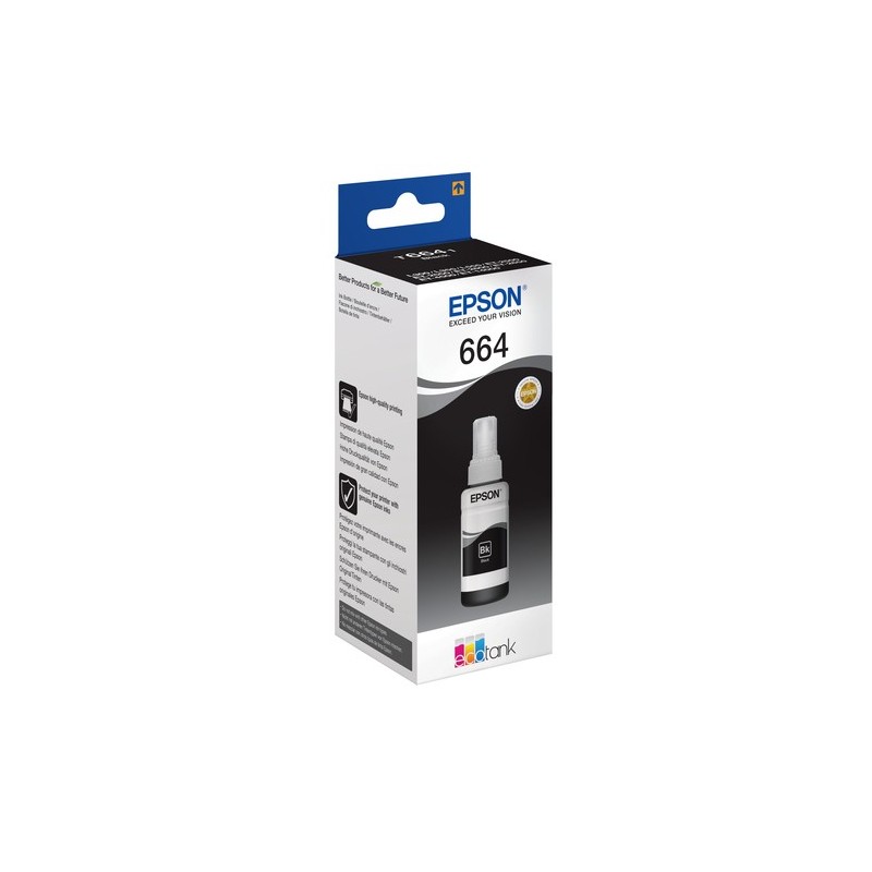 Epson 664 Ecotank Black ink bottle (70ml)