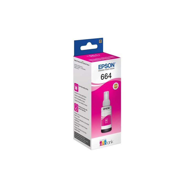 Epson 664 Ecotank Magenta ink bottle (70ml)