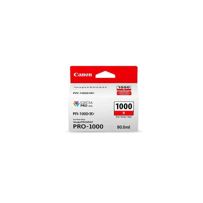 Canon PFI-1000 R Original Rouge