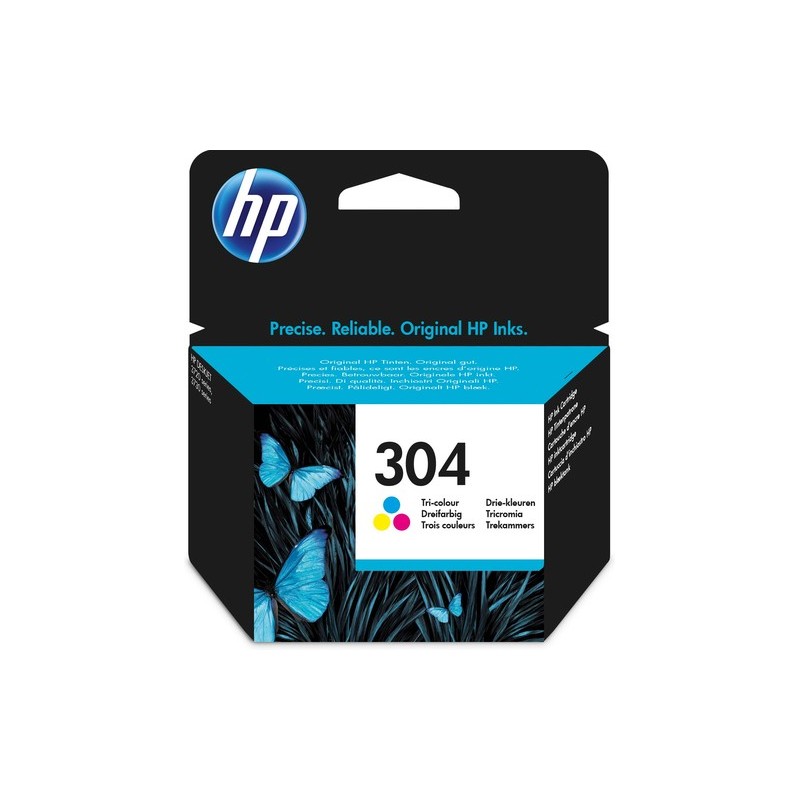 HP 304 Original Rendement standard Cyan. Magenta. Jaune