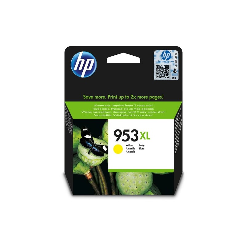 HP 953XL Original Rendement élevé (XL) Jaune