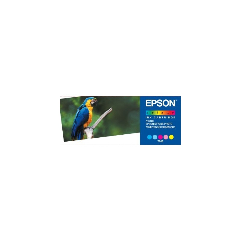 Epson Parrot Ink Cartridge 5 colour f StylusPhoto 790/870/875DC/895 Original Cyan. Cyan clair. Magenta clair. Magenta. Jaune
