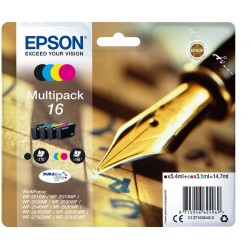 Epson Pen and crossword Multipack Stylo à plume 16 - Encre DURABrite Ultra N.C.M.J