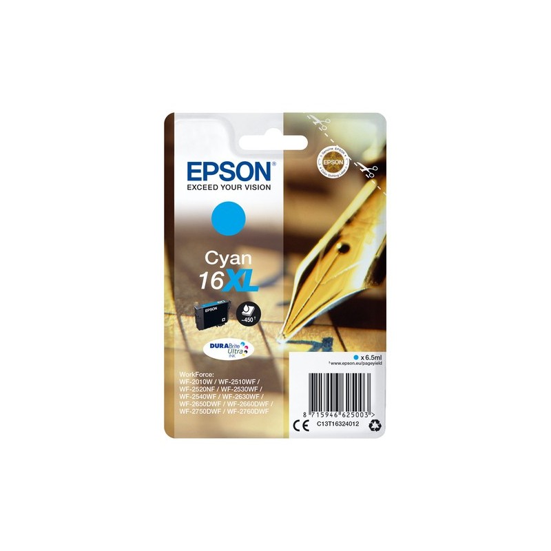 Epson Pen and crossword Cartouche Stylo à plume 16XL - Encre DURABrite Ultra C