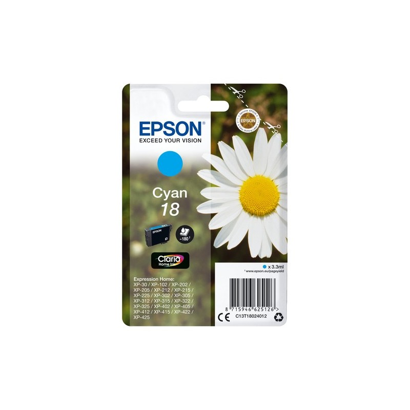 Epson Daisy Cartouche Pâquerette 18 - Encre Claria Home C