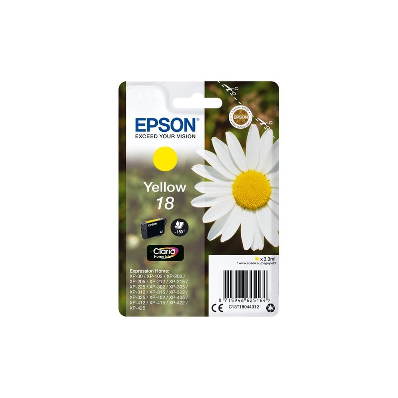 Epson Daisy Cartouche Pâquerette 18 - Encre Claria Home J