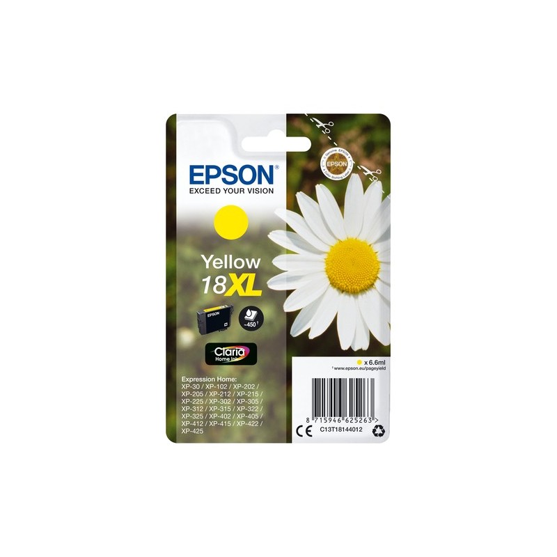 Epson Daisy Cartouche Pâquerette 18XL - Encre Claria Home J