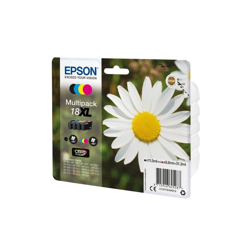 Epson Daisy Multipack Pâquerette 18XL - Encre Claria Home N.C.M.J