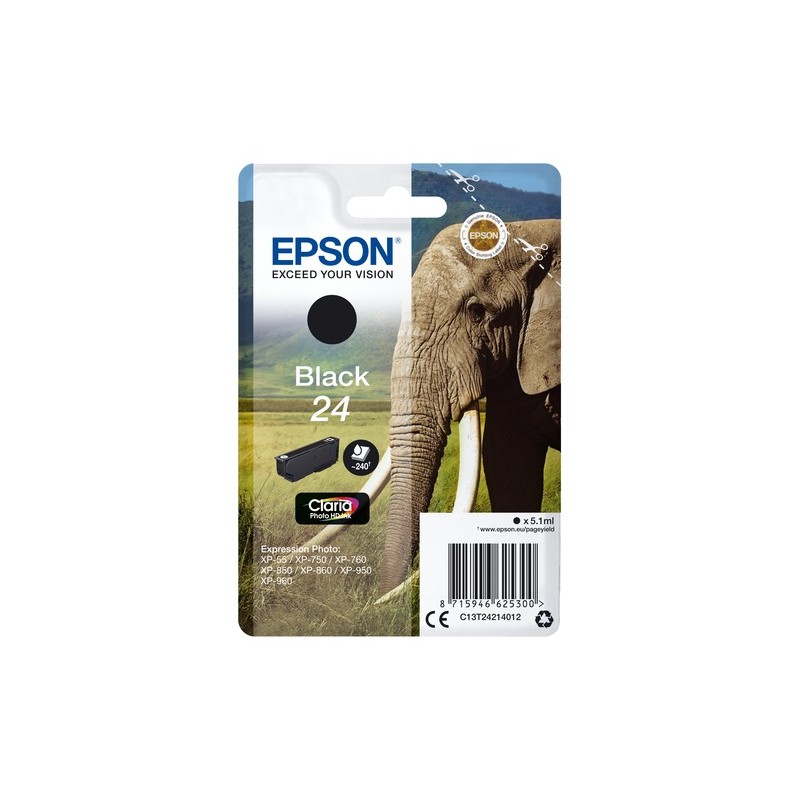 Epson Elephant Cartouche Eléphant - Encre Claria Photo HD N