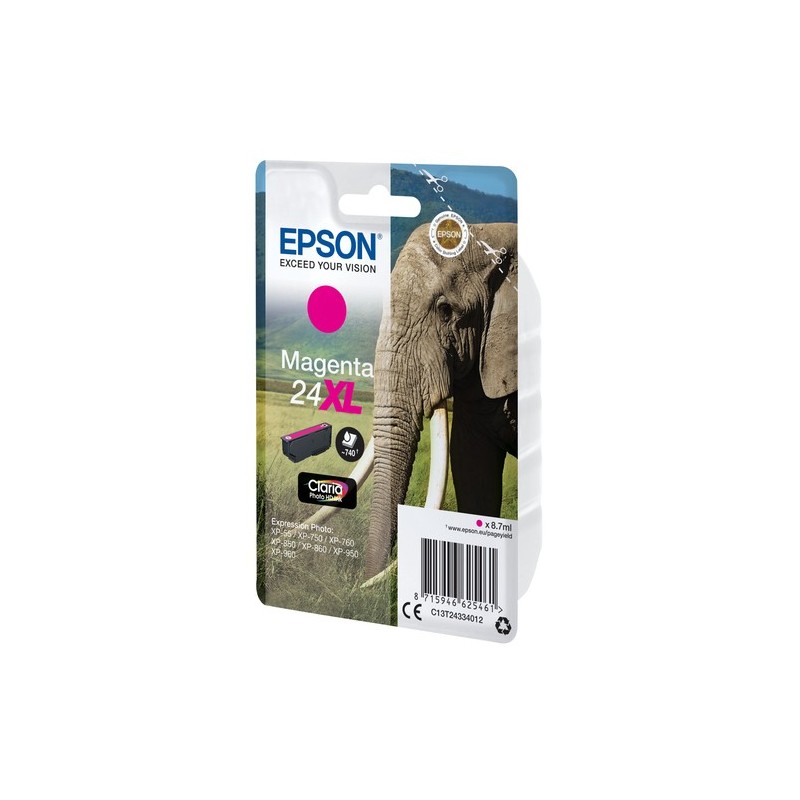 Epson Elephant Cartouche Eléphant - Encre Claria Photo HD M (XL)