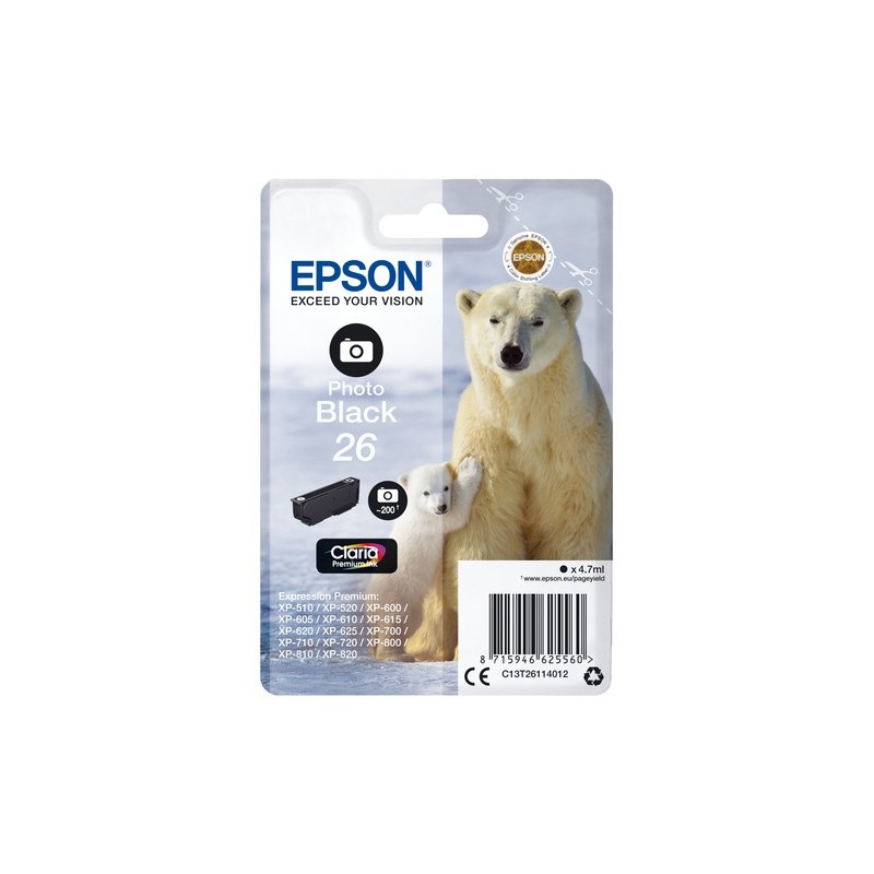 Epson Polar bear Cartouche Ours Polaire - Encre Claria Premium N Photo