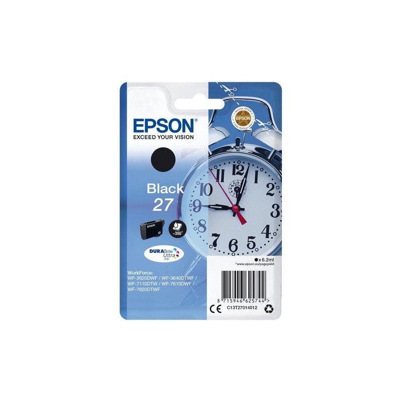 Epson Alarm clock Cartouche Réveil 27 - Encre DURABrite Ultra N