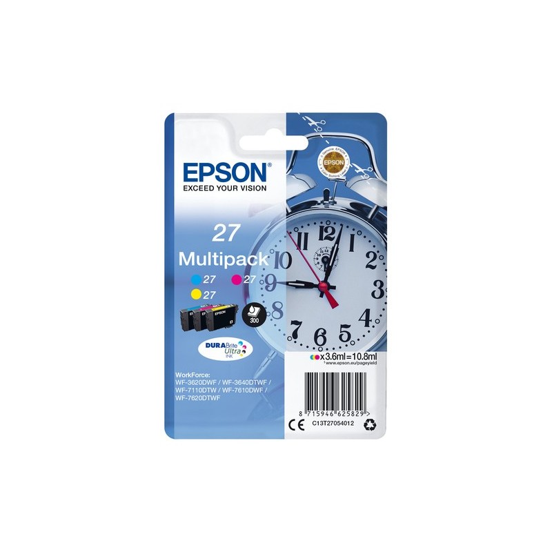 Epson Alarm clock Multipack Réveil 27 - Encre DURABrite Ultra C.M.J