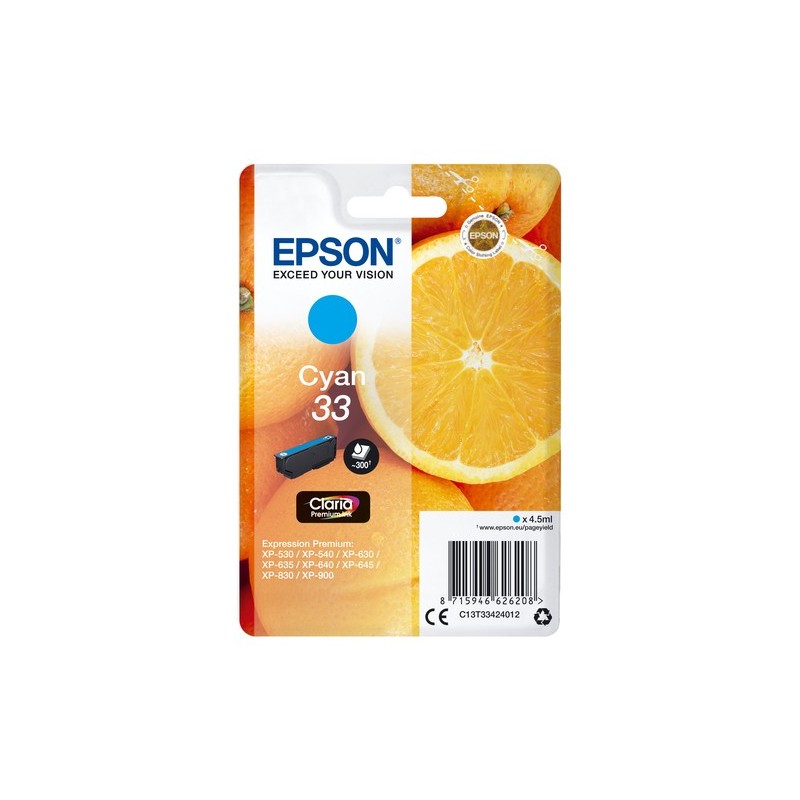 Epson Oranges Cartouche   - Encre Claria Premium C
