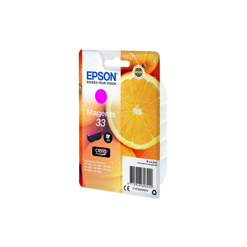Epson Oranges Cartouche   - Encre Claria Premium M