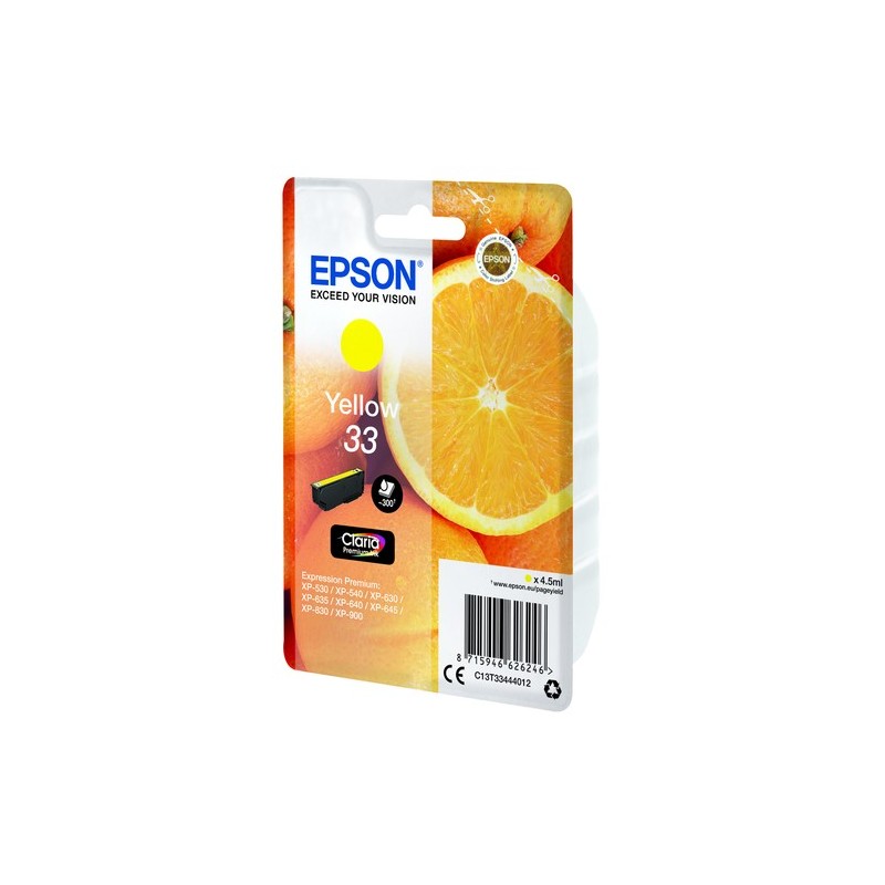 Epson Oranges Cartouche   - Encre Claria Premium J
