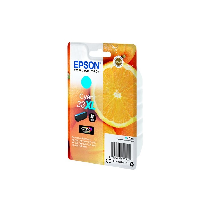 Epson Oranges Cartouche   - Encre Claria Premium C (XL)