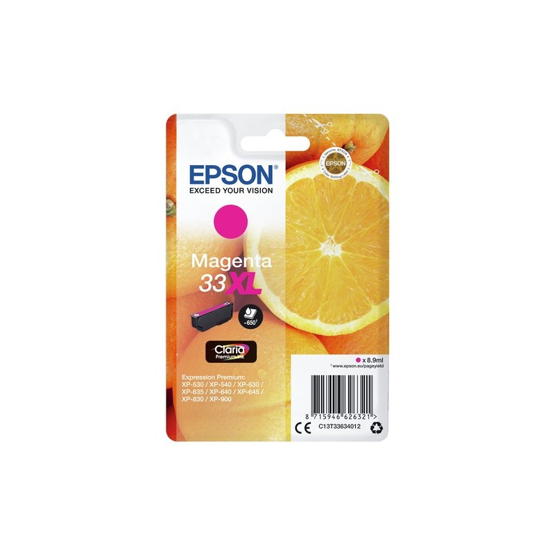 Epson Oranges Cartouche   - Encre Claria Premium M (XL)