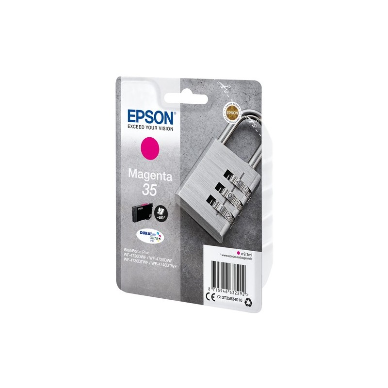 Epson Padlock Singlepack Magenta 35 DURABrite Ultra Ink
