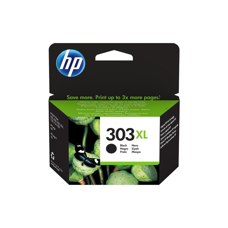 HP 303XL 1 pièce(s) Original Rendement élevé (XL) Photo noire