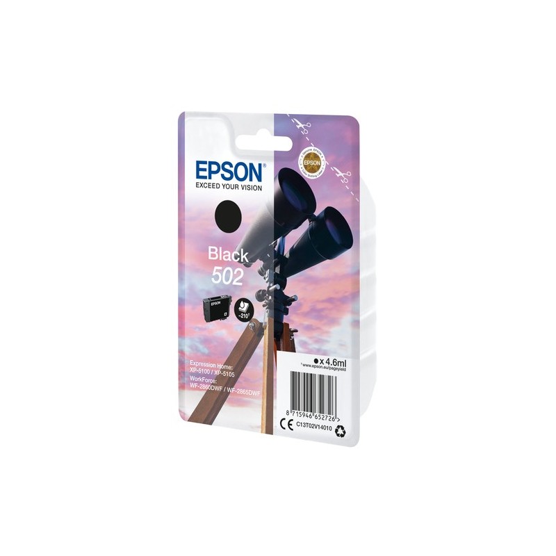 Epson Singlepack Black 502 Ink