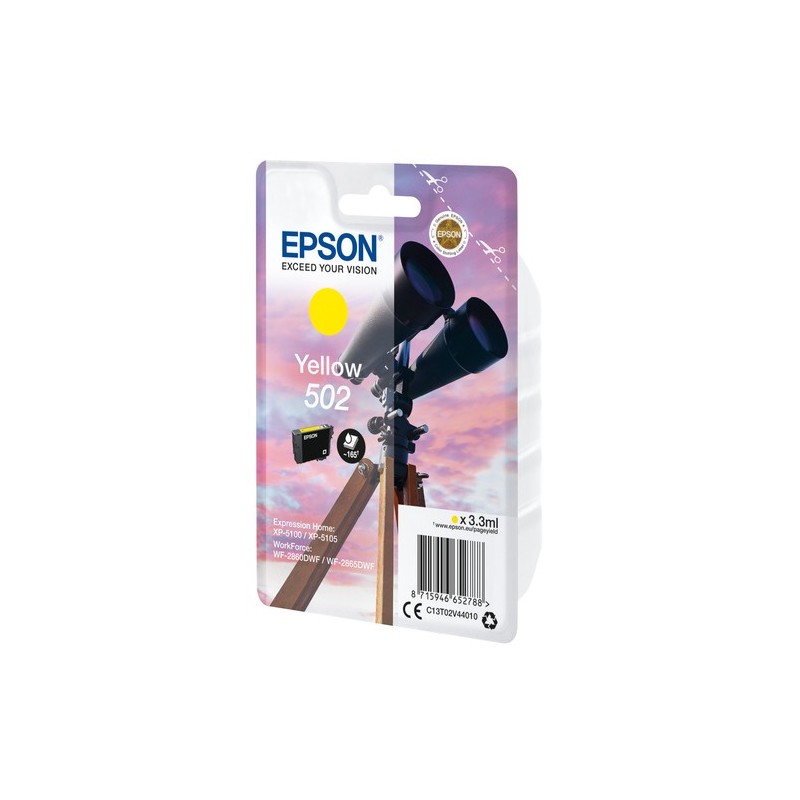 Epson Singlepack Yellow 502 Ink
