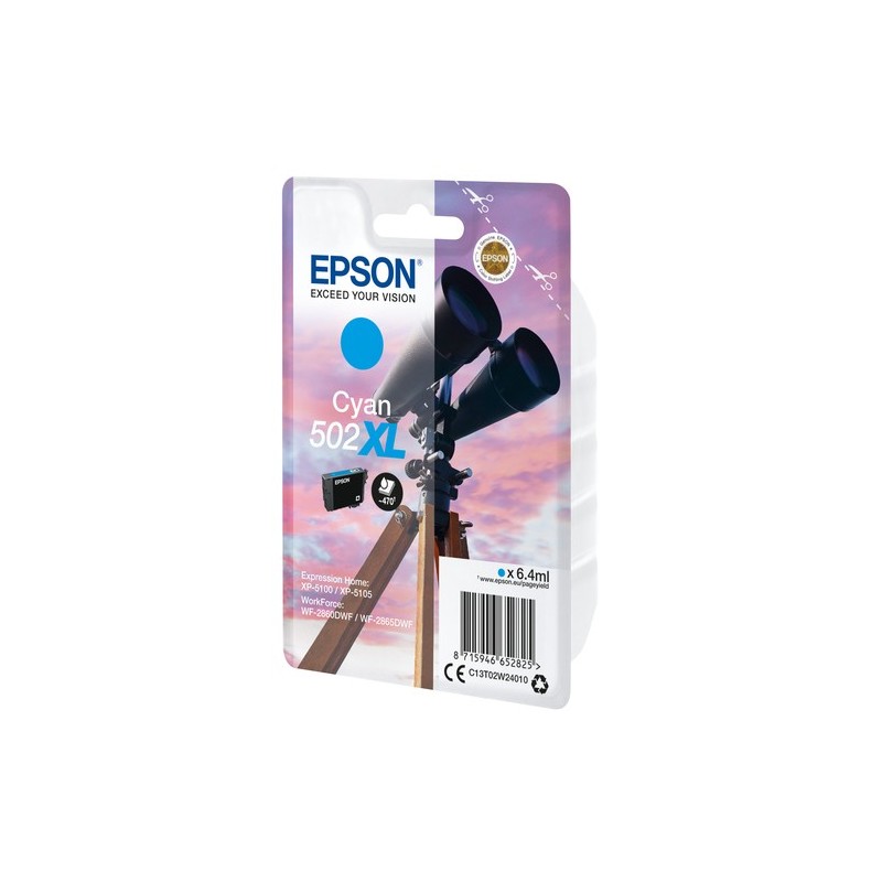 Epson Singlepack Cyan 502XL Ink