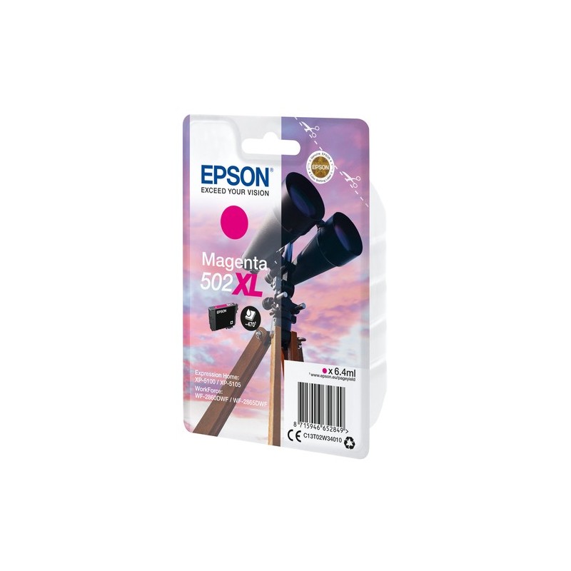 Epson Singlepack Magenta 502XL Ink
