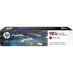 HP Cartucho PageWide magenta de alto rendimento 981X original Rendement élevé (XL)
