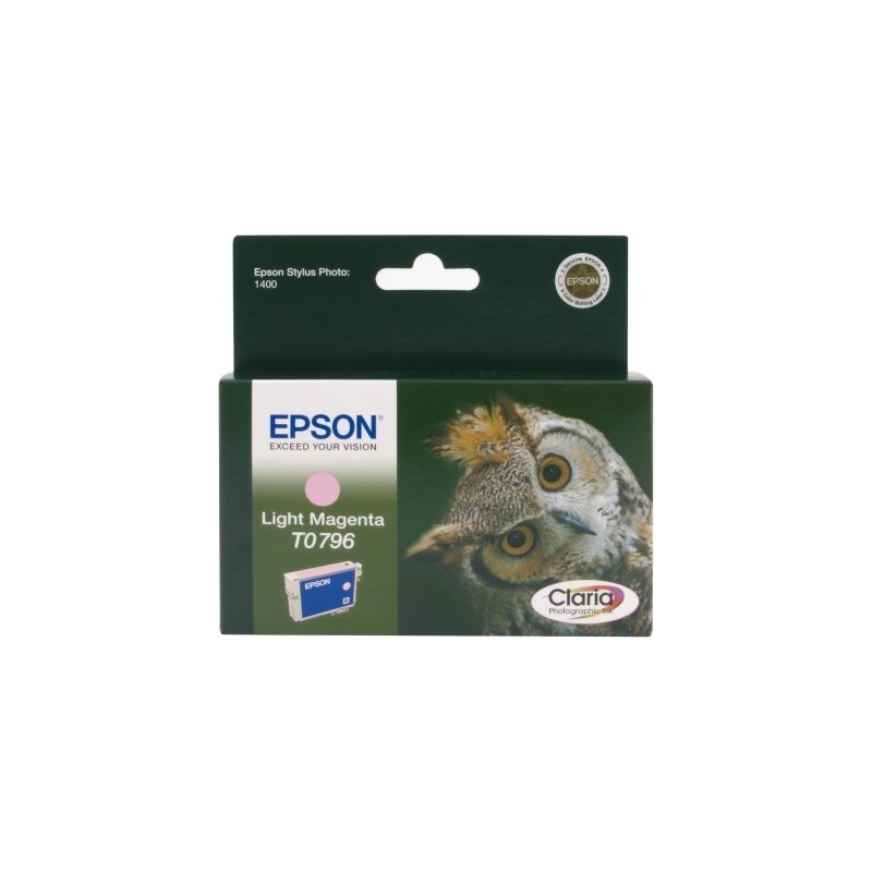 Epson Owl Light Magenta Ink Cartridge T0796 Original Magenta clair