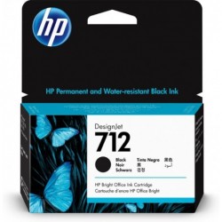 HP 712 1 pièce(s) Original Rendement standard Noir