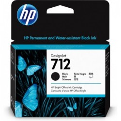 HP 712 1 pièce(s) Original Rendement élevé (XL) Noir