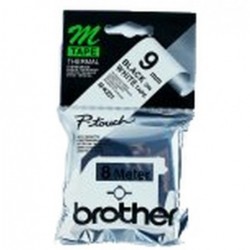 Brother M-K221B ruban d'étiquette Noir sur blanc