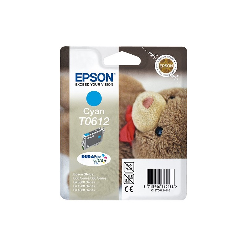 Epson Teddybear Cartouche Ourson - Encre DURABrite Ultra C