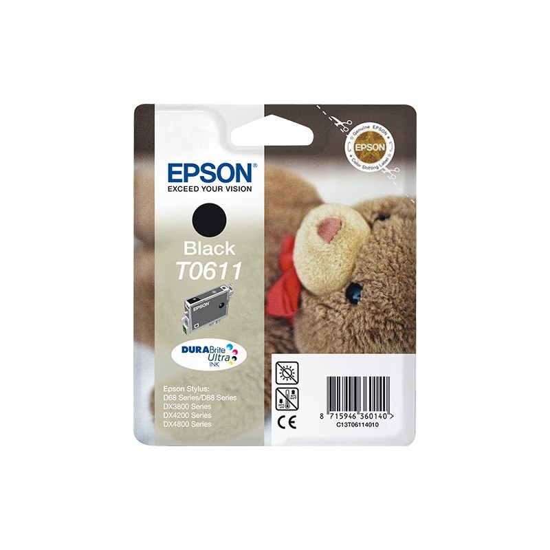 Epson Teddybear Cartouche Ourson - Encre DURABrite Ultra N