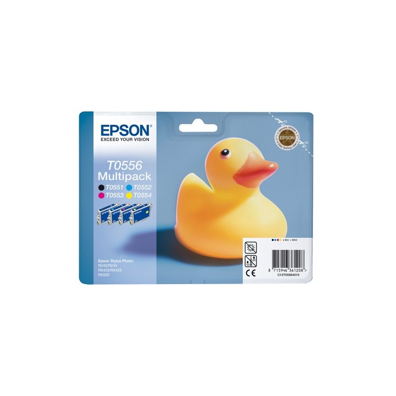 Epson Duck Multipack Canard (T0556) - Encres QuickDry N. C. M. J