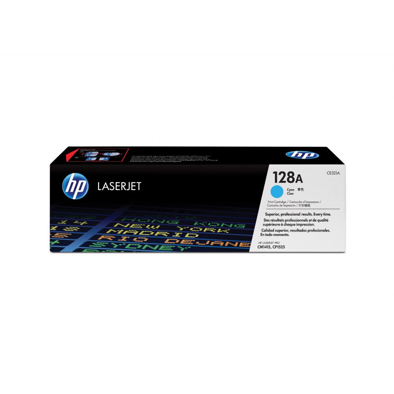 HP 128A 1 pièce(s) Original Cyan