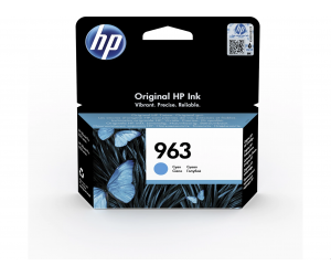 HP 963 1 pièce(s) Original Rendement standard Cyan