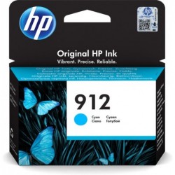 HP 912 1 pièce(s) Original Rendement standard Cyan