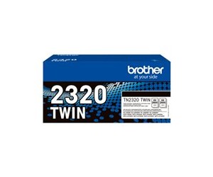 Brother TN-2320 2 pièce(s) Original Noir