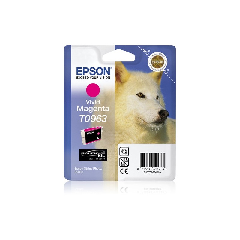 Epson Husky Cartouche Loup - Encre UltraChrome K3 VM Magenta