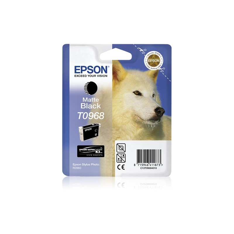 Epson Husky Cartouche Loup - Encre UltraChrome K3 VM Noir mat