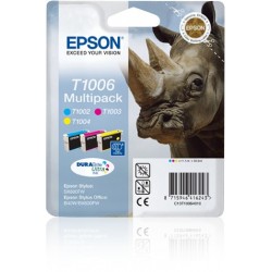 Epson Rhino Multipack Rhinocéros (T1006) - Encres DURABrite Ultra C. M. J (HC)