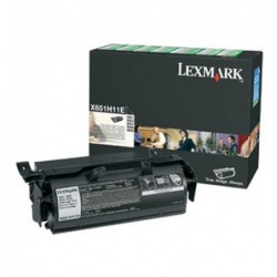 Lexmark X65x High Yield Return Program Print Cartridge Original Noir