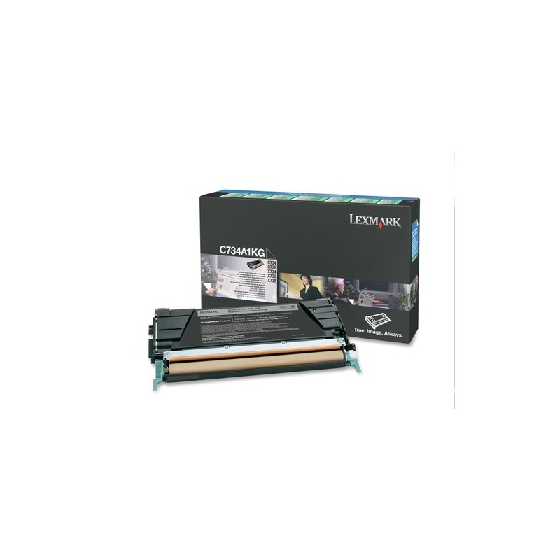 Lexmark C734A1KG Cartouche de toner 1 pièce(s) Original Noir